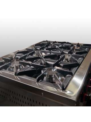 Газова плита професійна Pimak MO15-6X з газовим контроллером